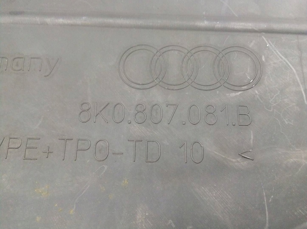 фото №9, Audi a4 s4 b8 8k 2009 8k0807081b защита поперечина передний