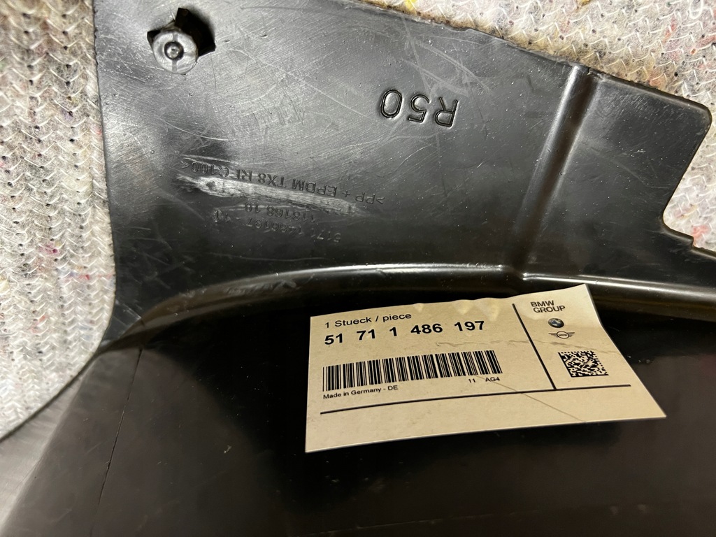 фото №8, Подкрылок перед передние правый правое mini r50 r52 r53