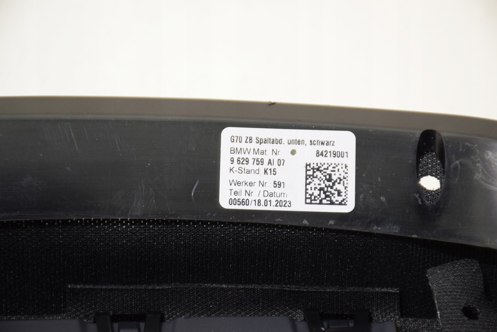 фото №15, Bmw 7 i7 g70 захист корпус колонки кермового czarna