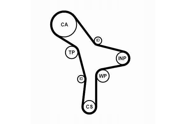 фото №1, Continental ct1176 ремень распределительного вала
