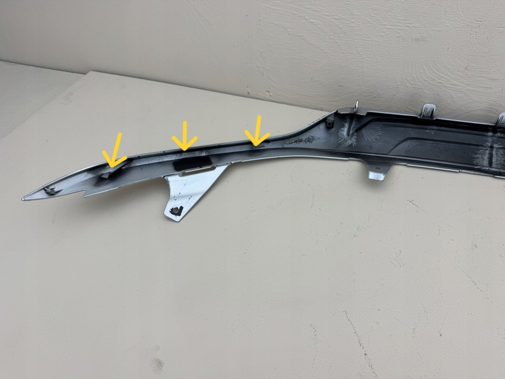 Lexus rx iv 4 lift 19- спойлер накладка бампера перед передня 52411-48060 Оригінал