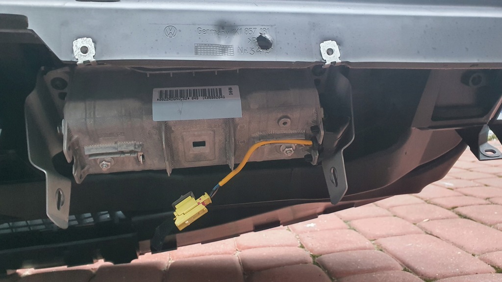 фото №8, Приборная панель консоль vw golf v подушка безопасности