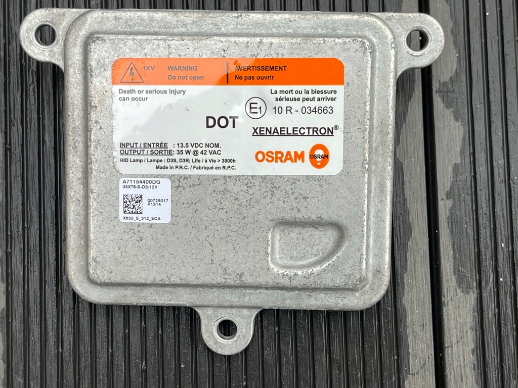 фото №1, Преобразователь ксенон 10r034663