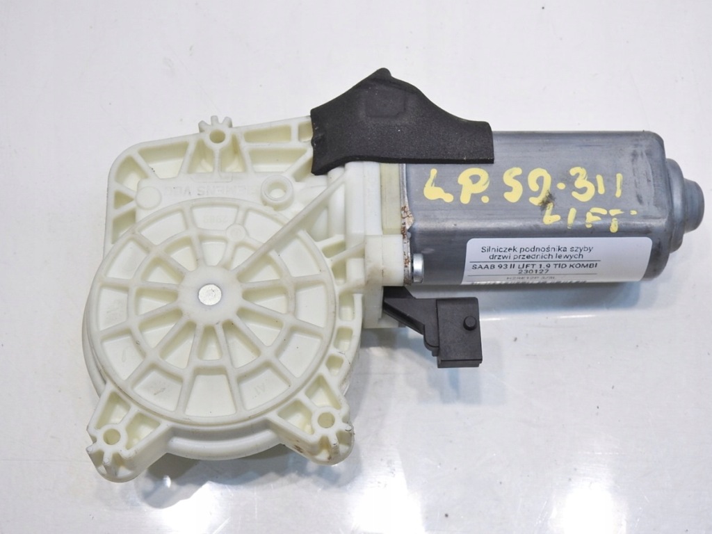 фото №11, Моторчик скло лівий перед saab 9-3 ii