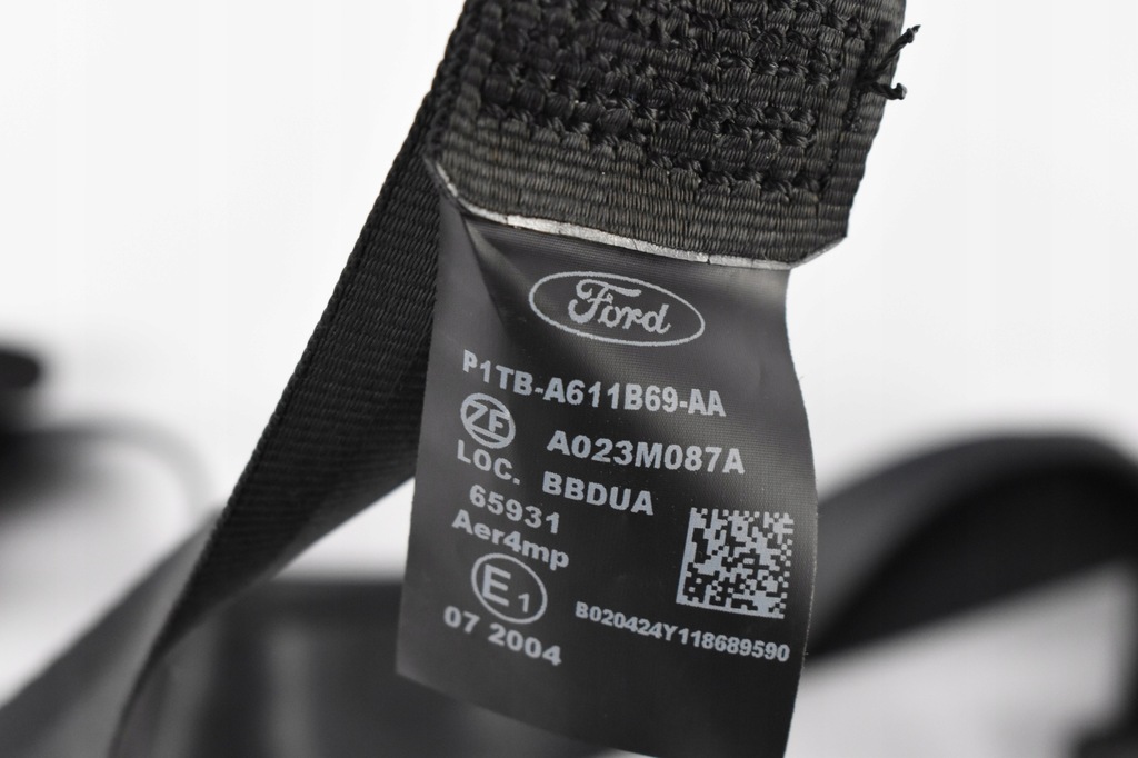 фото №13, Ремені безпеки лівий правий перед задня комплект ford puma ii mk2