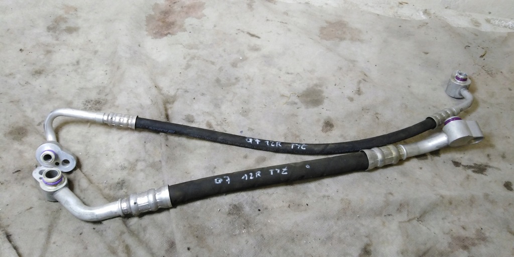 фото №1, Audi q7 4l шланг кондиционера задняя 12r euro