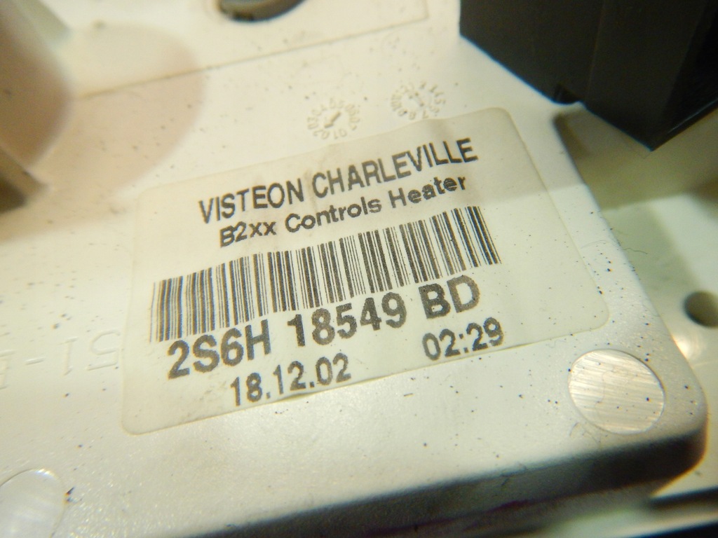 фото №6, Fiesta mk6 панель керування вентиляція 2s6h18549bd