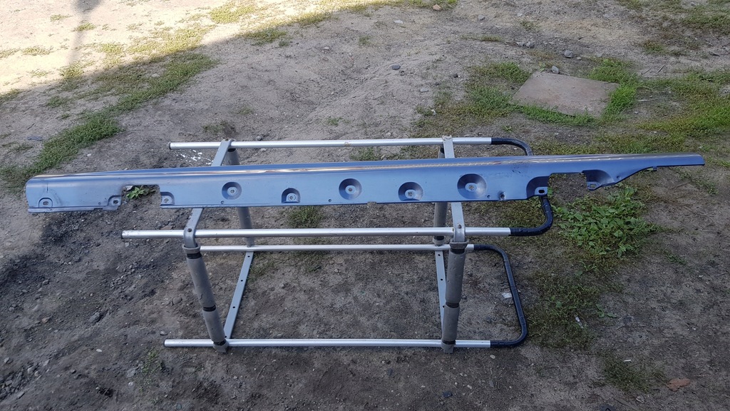 фото №12, Bmw 3 e46 молдинг поріг sedan ліва stahlblau