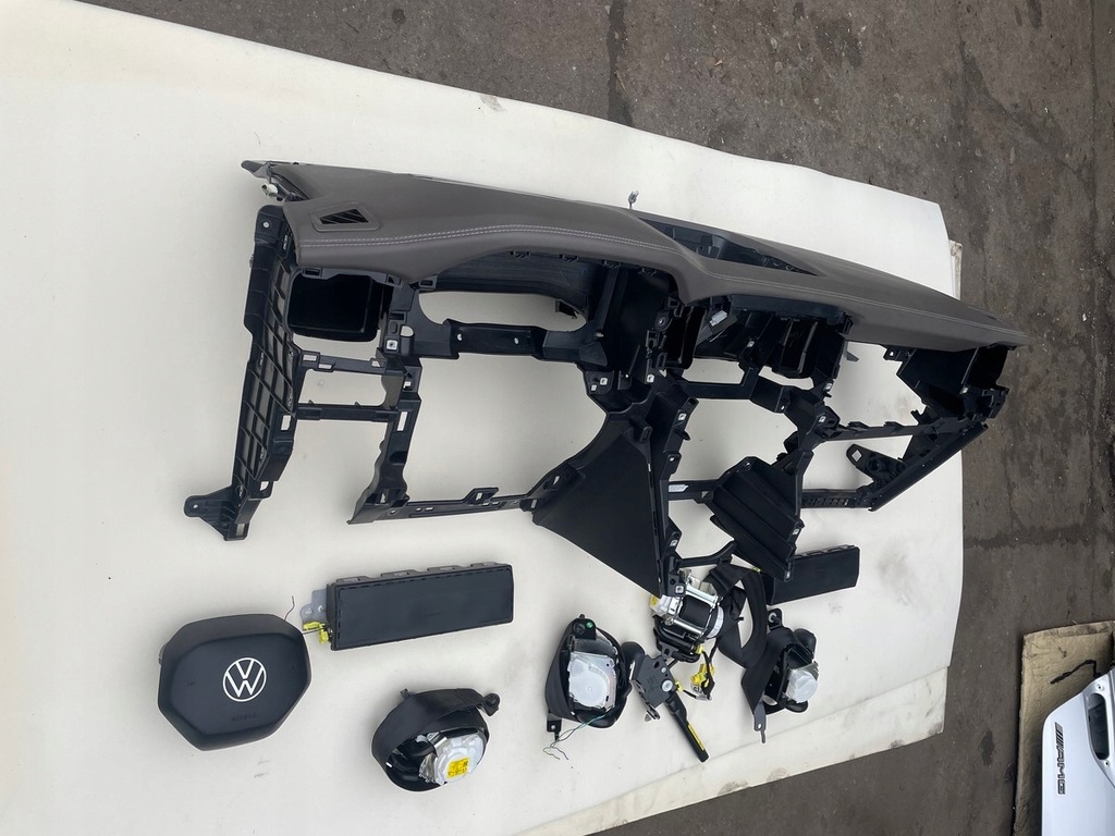 фото №5, Vw amarok ii 2hj приборная панель консоль ремни подушка air bag комплект