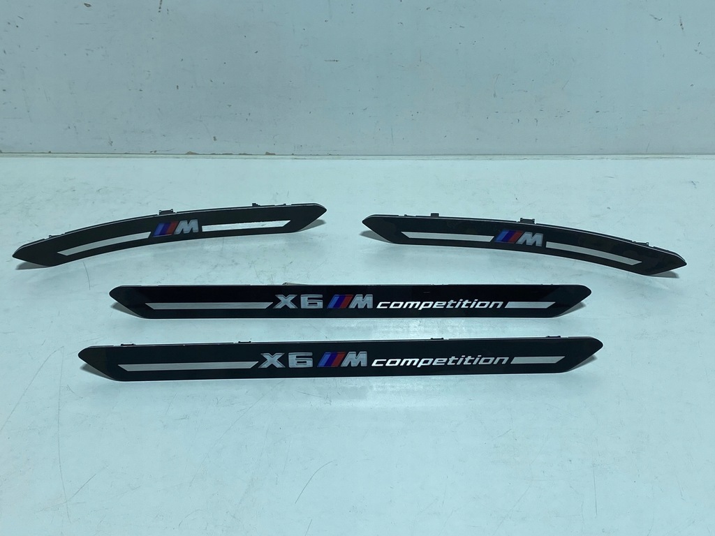 фото №1, Bmw x6m competition f96 g06 накладки порогові m led підсвічувані комплект