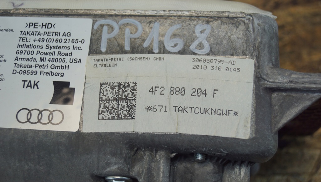 фото №8, Подушка подушка безпеки пасажира audi a6 c6 4f2880204f