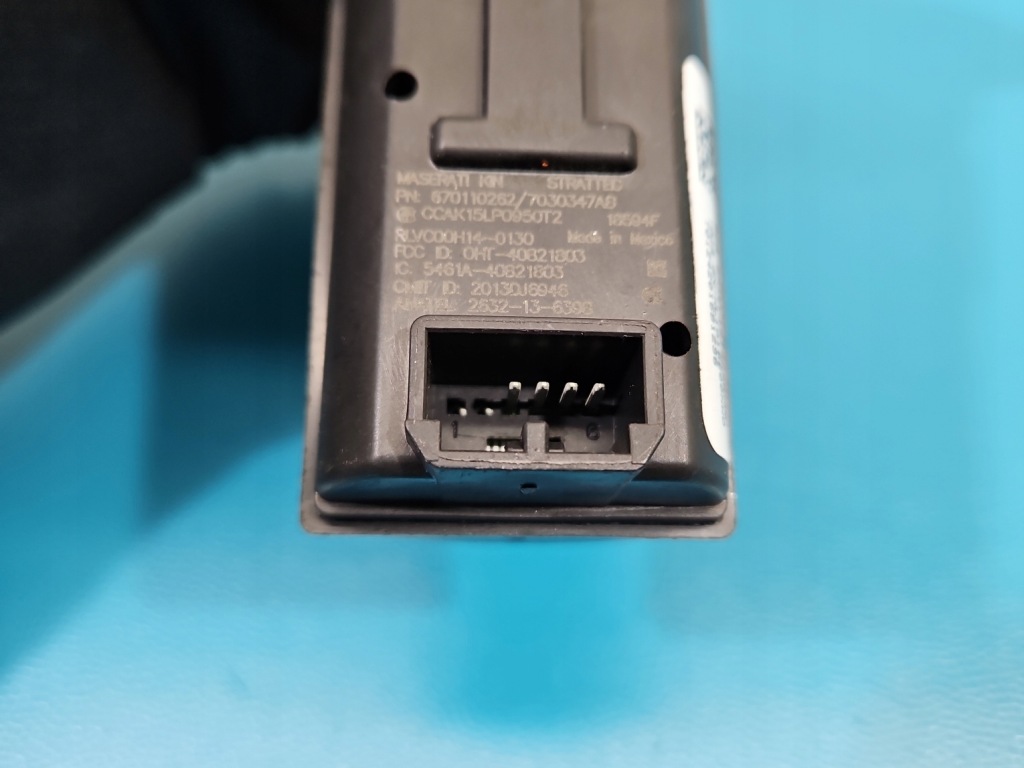 Переключатель зажигания запуск стоп 4pin maserati quattroporte vi 13- 670110262 с Разборки