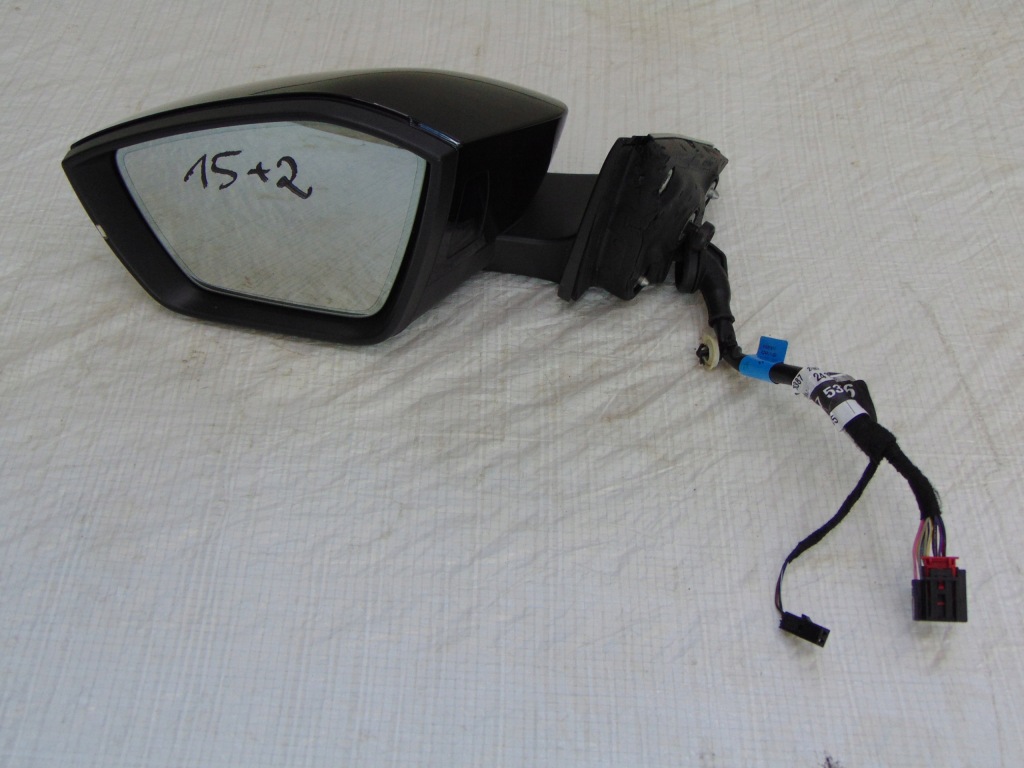 Купить Octavia iv 4 зеркало левая lf9r мёртвая зона 15 + 2 pin