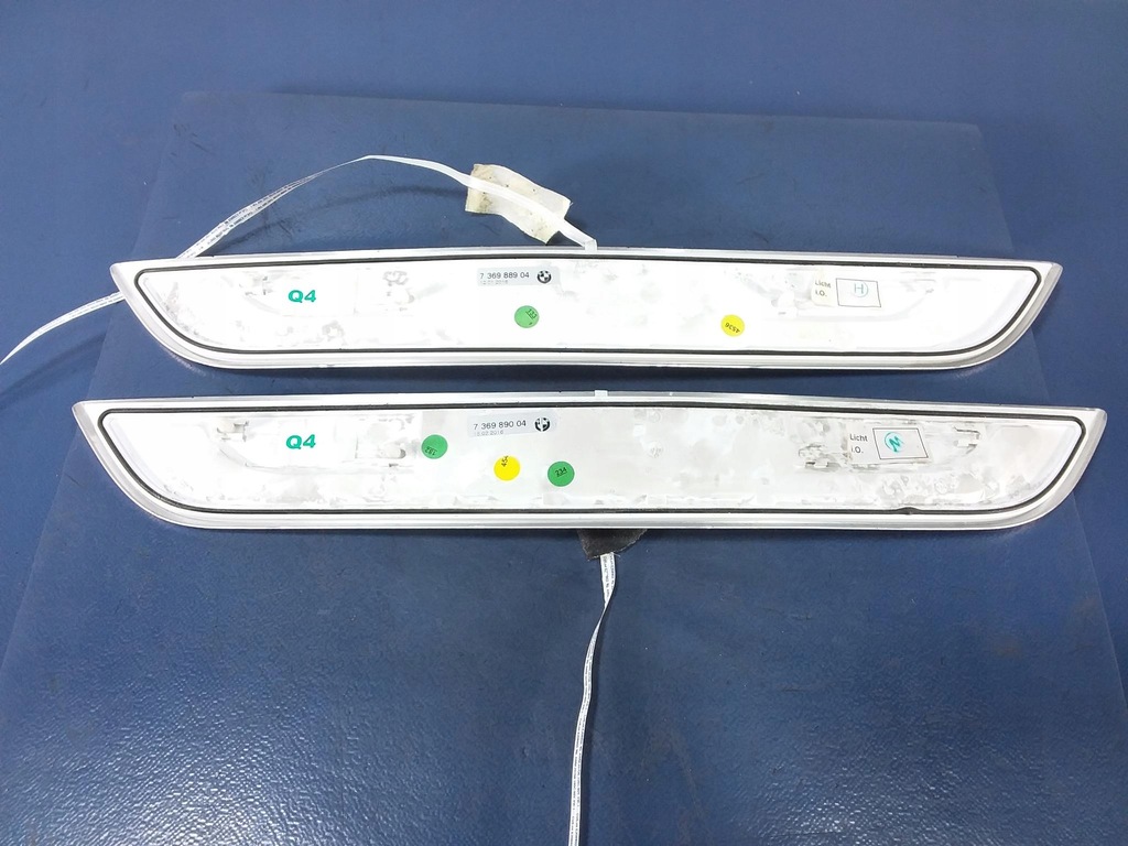 фото №12, Bmw 7 g11 накладки порогові підсвічувані led комплект