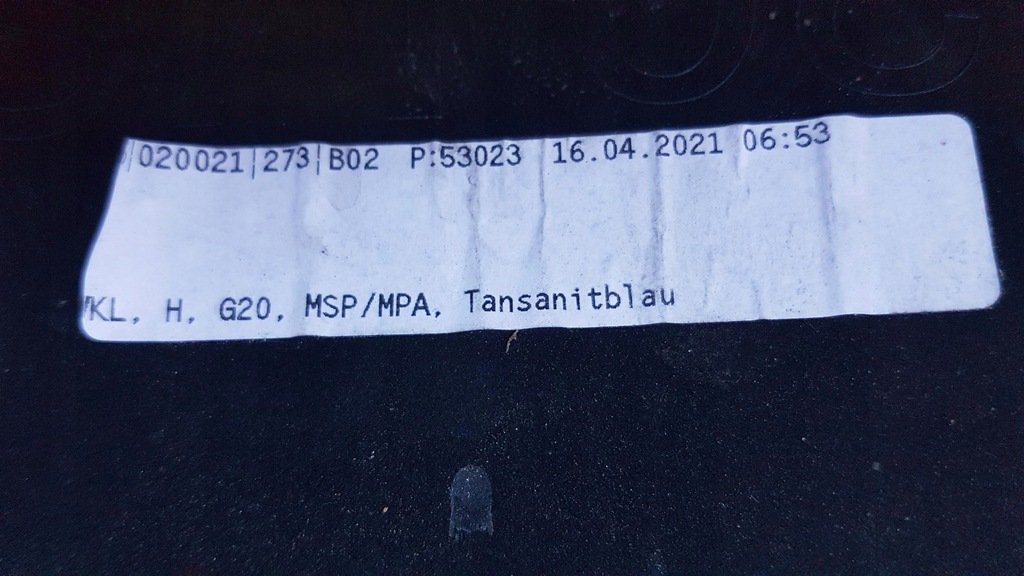 фото №13, Бампер задний bmw seria 3 g20 m-pakiet tansanitblau