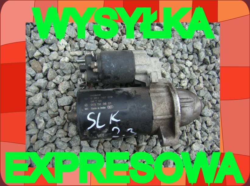 фото №1, Mercedes slk r170 2,3 стартер w170 r w 170 clk