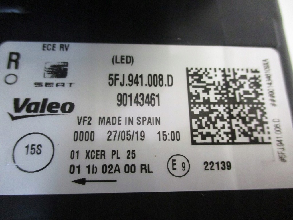 фото №9, Лампа лампы full led seat tarraco 5fj941007g