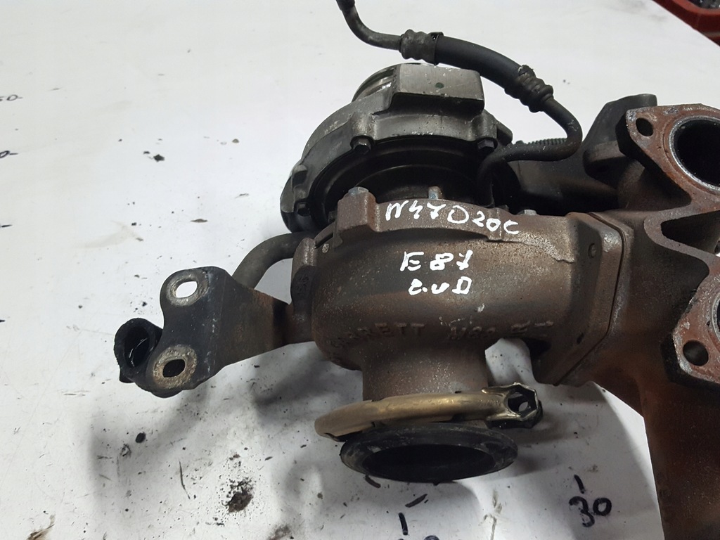 фото №6, Bmw 1 e87 e81 lift 07r- e90 2.0 d n47 турбонагнетатель turbo турбина