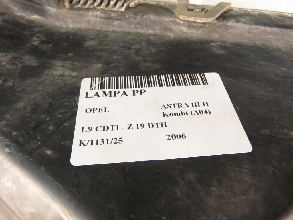 фото №7, Лампа правая передняя opel astra iii h kombi a04 24451033rh