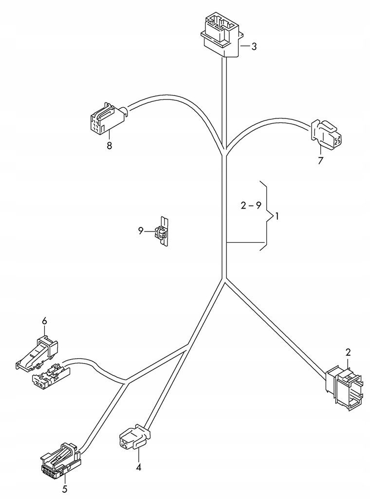 фото №15, Джгут освітлення панелі audi a8 d4 4h 4h0971679h