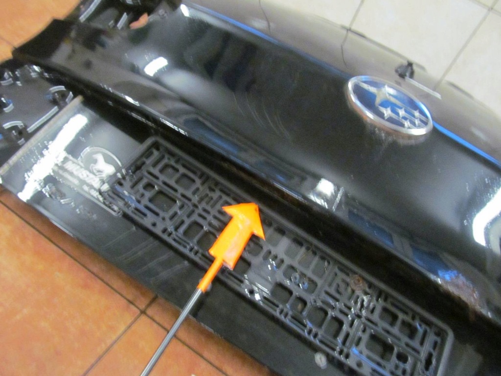 фото №11, Subaru b9 tribeca 05-07 крышка багажника крышка багажника задняя задняя c503