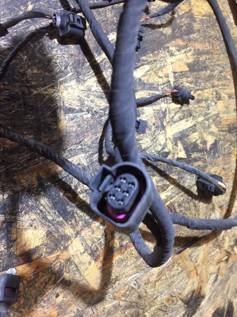 фото №4, Audi q7 4l жгут бампера pdc перед pod радар