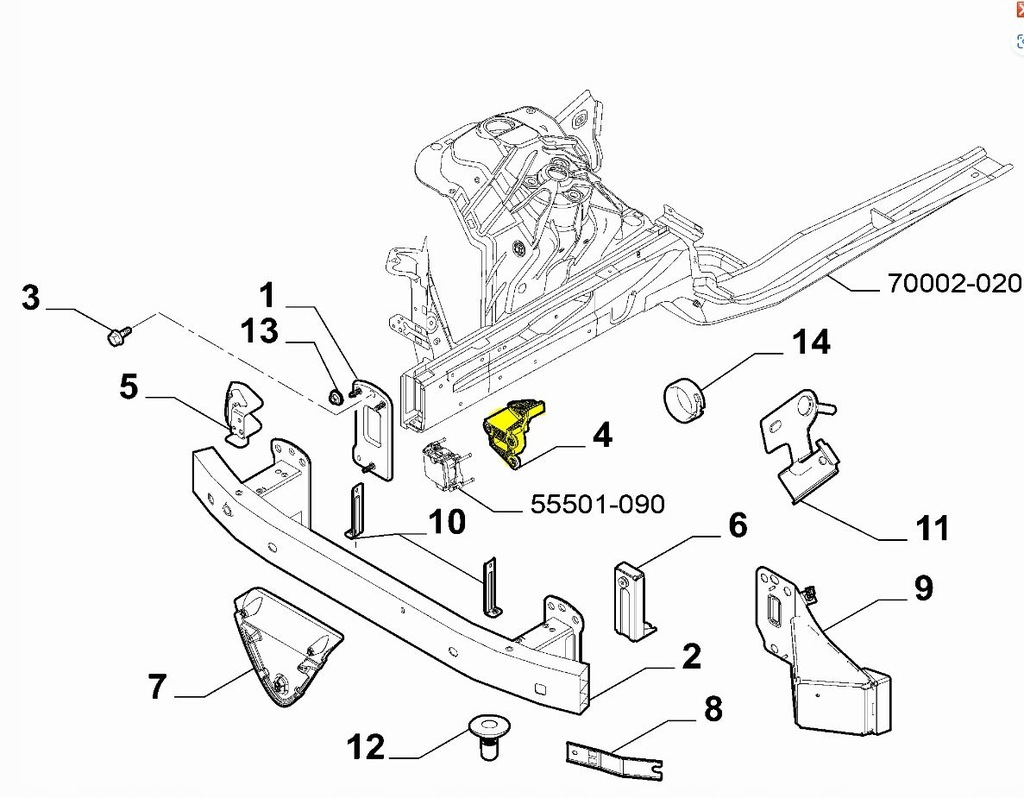 фото №1, Кронштейн радара alfa romeo stelvio quadrifoglio
