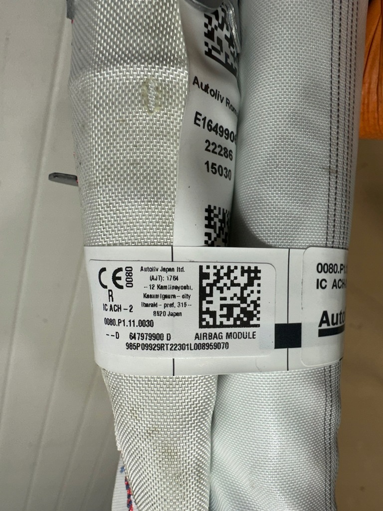 фото №9, Шторка безпеки права, подушка безпеки правий, подушка mercedes citan w420,renault kangoo iv,4