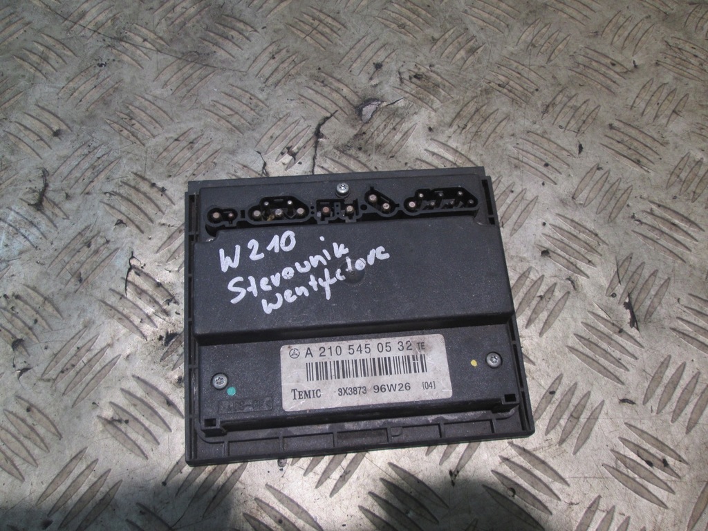 фото №1, Модуль блок управления вентиляторов mercedes w210 a2105450532