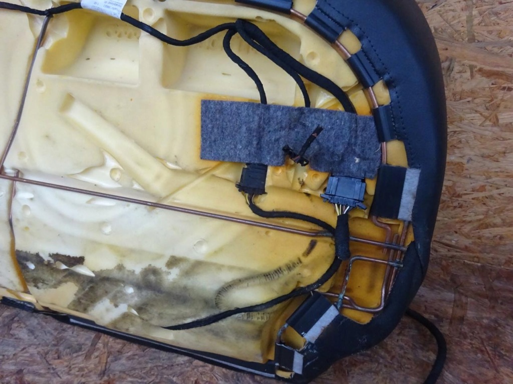 фото №15, Audi a3 8p 8p4 5d sportback оббивка сидіння подушка безпеки заднє сидіння підігрів шкіра kpl