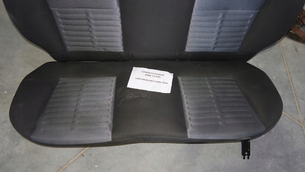 фото №9, Сидіння сидіння заднє сидіння citroen c4 picasso 08r.