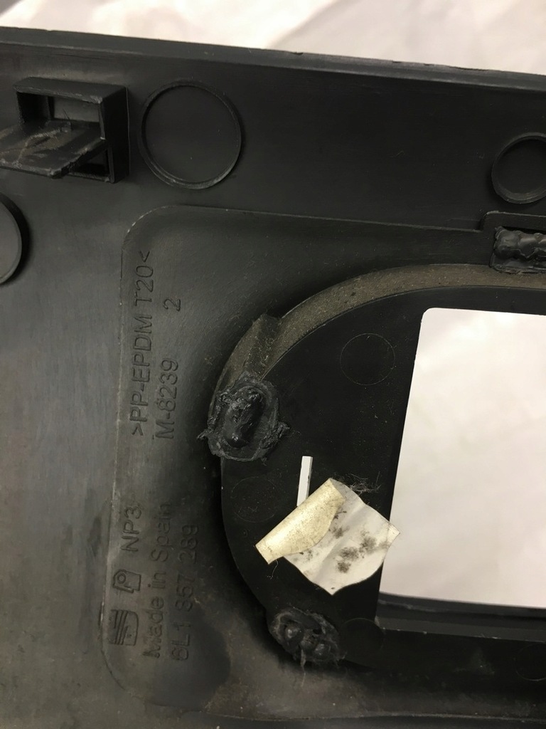 фото №14, Вітровик панель приладів приладова захист захист 6l1857289 seat ibiza 6l 02-08