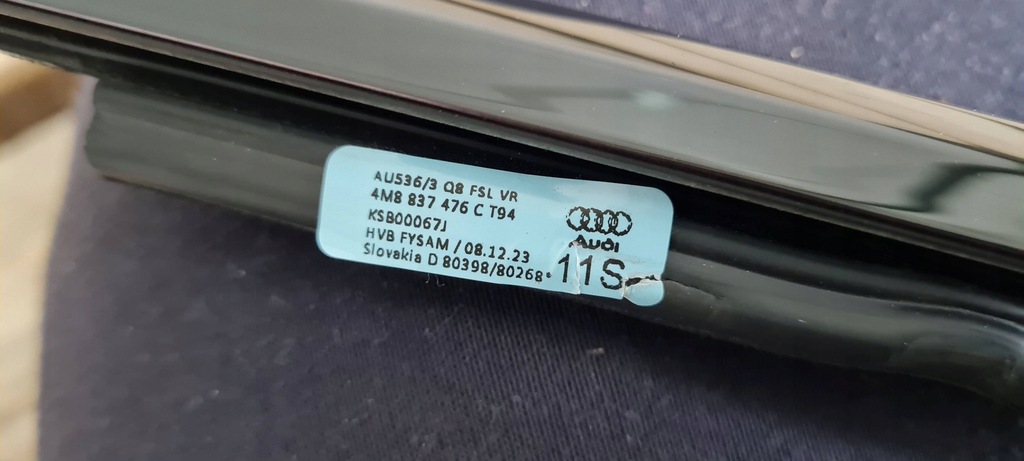 фото №11, Sq8 4m rsq8 q8 молдинг ущільнювач двері права перед sline 24r 4m8837476c