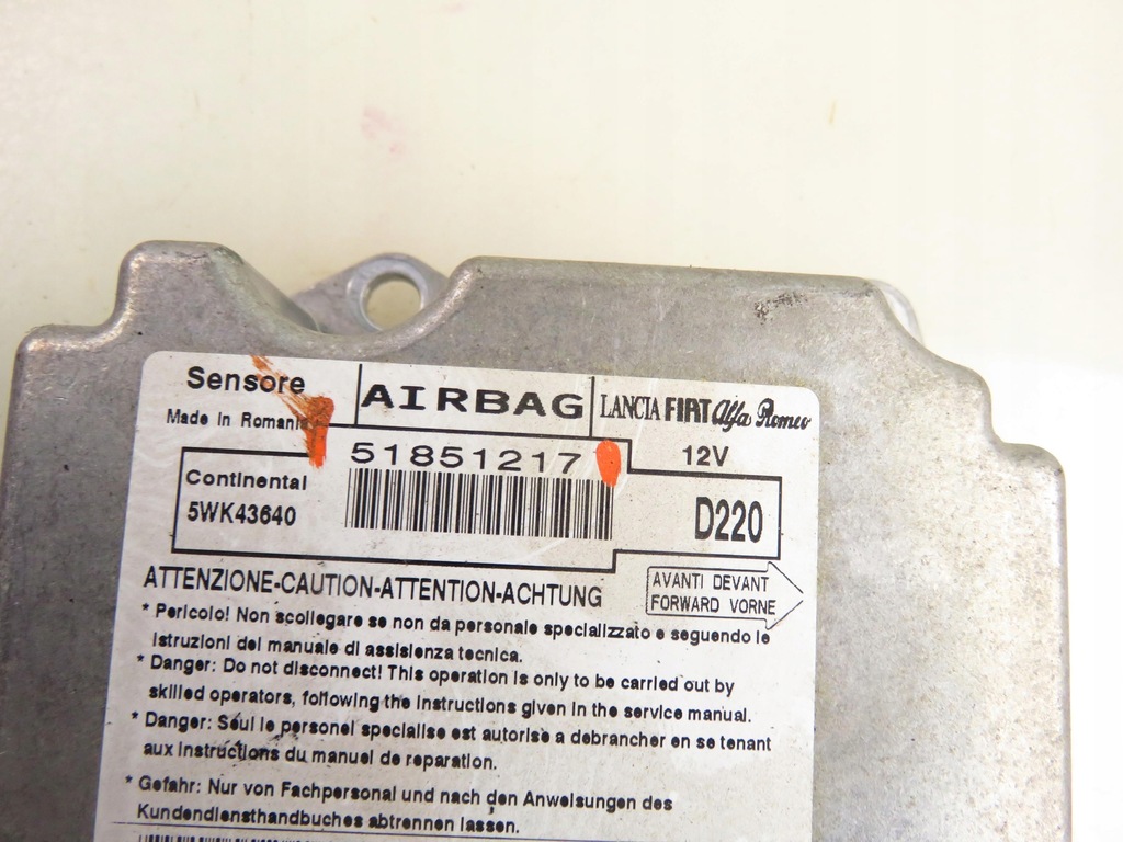 фото №7, Модуль подушка безпеки fiat bravo ii 198_ 51851217