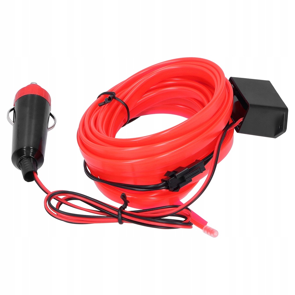 фото №15, 5m светодиоды led лента rgb neony do салона автомобиля автомобиля прикуриватель красный