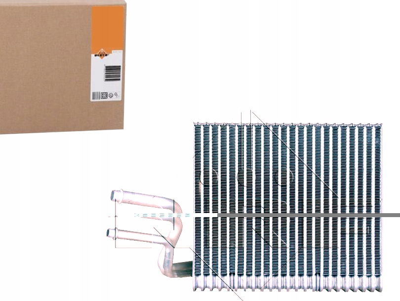 фото №1, Випарник кондиціонера renault clio kangoo 98- nrf