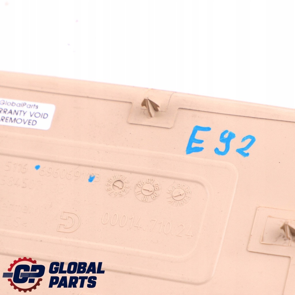 Bmw e92 e93 гумовий елемент вкладка мат консолі beż 6960691 Оригінал