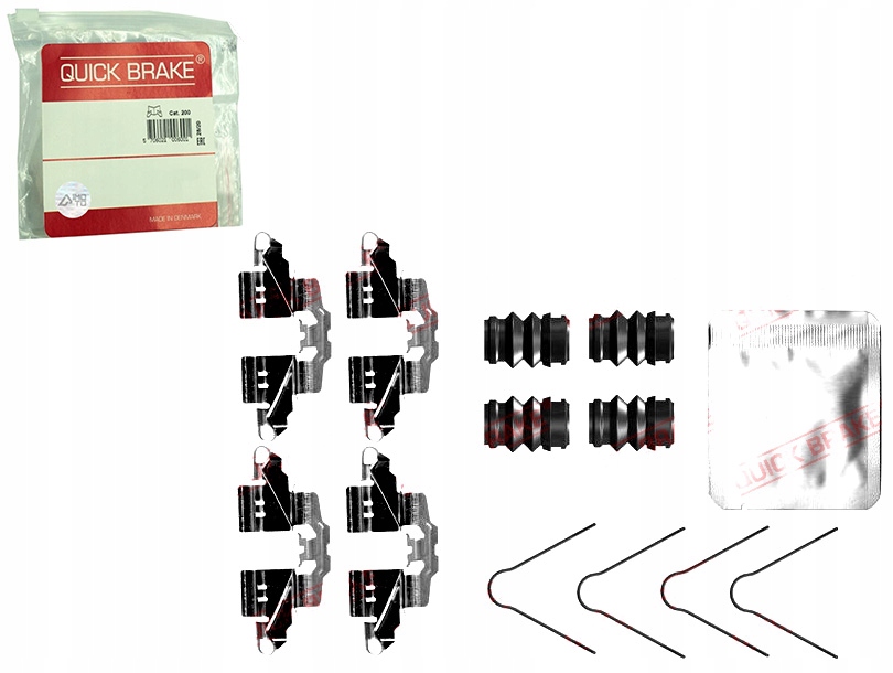 фото №1, Набір монтажний гальмівних колодок задня renault clio iv clio iv хетчбек toyota