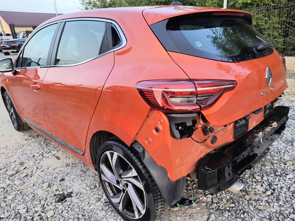 фото №15, Бампер pas задній bez pdc кришка багажника лампи балка чверть renault clio v гібрид