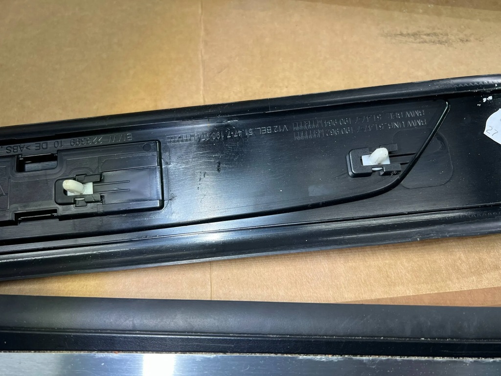 фото №6, Bmw 7 f02 long накладки накладки порогові m набір комплект 7181011 7190962