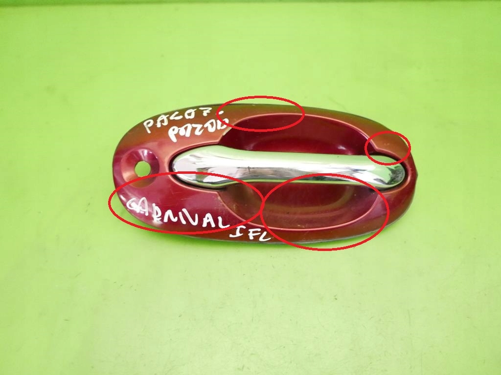 фото №2, Ручка наружная правая перед r9 kia carnival i fl