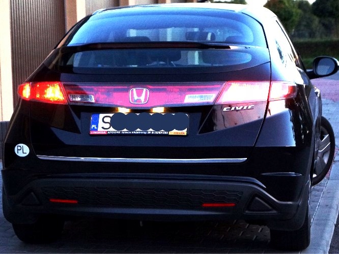 фото №11, Honda civic viii ufo молдинг хром хромированная крышка багажника