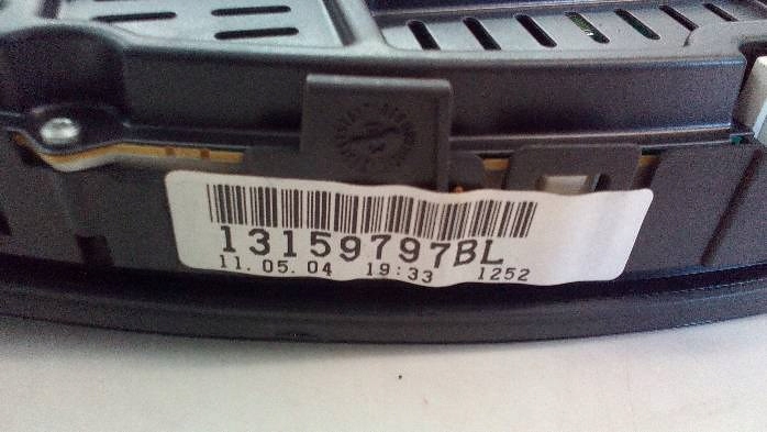 Лічильник opel signum 1,9 cdti 13159797bl Зі Шроту