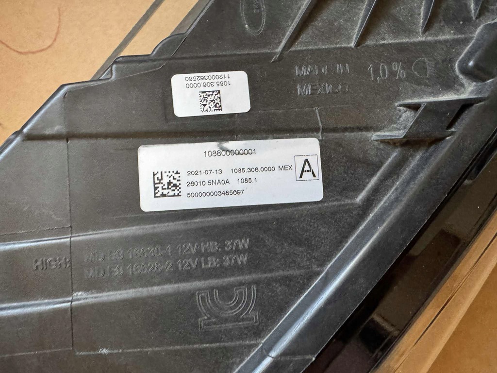 фото №7, Лампа перед правий infiniti qx50 qx55 2018 2019 2020 2021 2022 2023