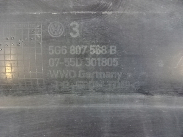 фото №10, Спойлер накладка бампера задняя vw golf vii