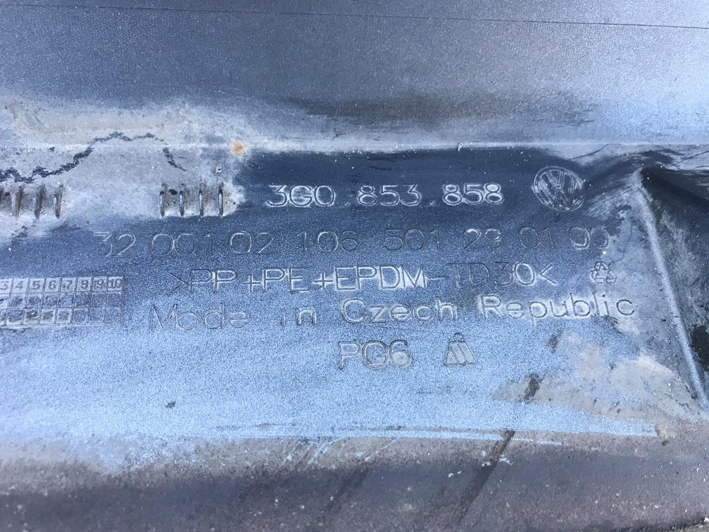 фото №9, Volkswagen оригінальний номер 3g0853858 молдинг поріг p