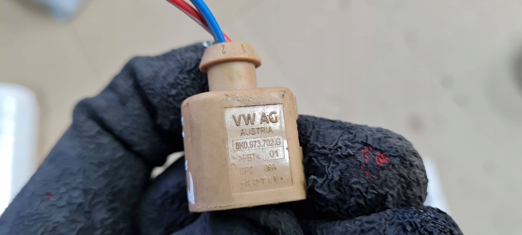 фото №8, Sq8 4m rsq8 q8 штекер колодка подушки безпеки двигуна 8k0973702g a7 4g sq7 4m q7