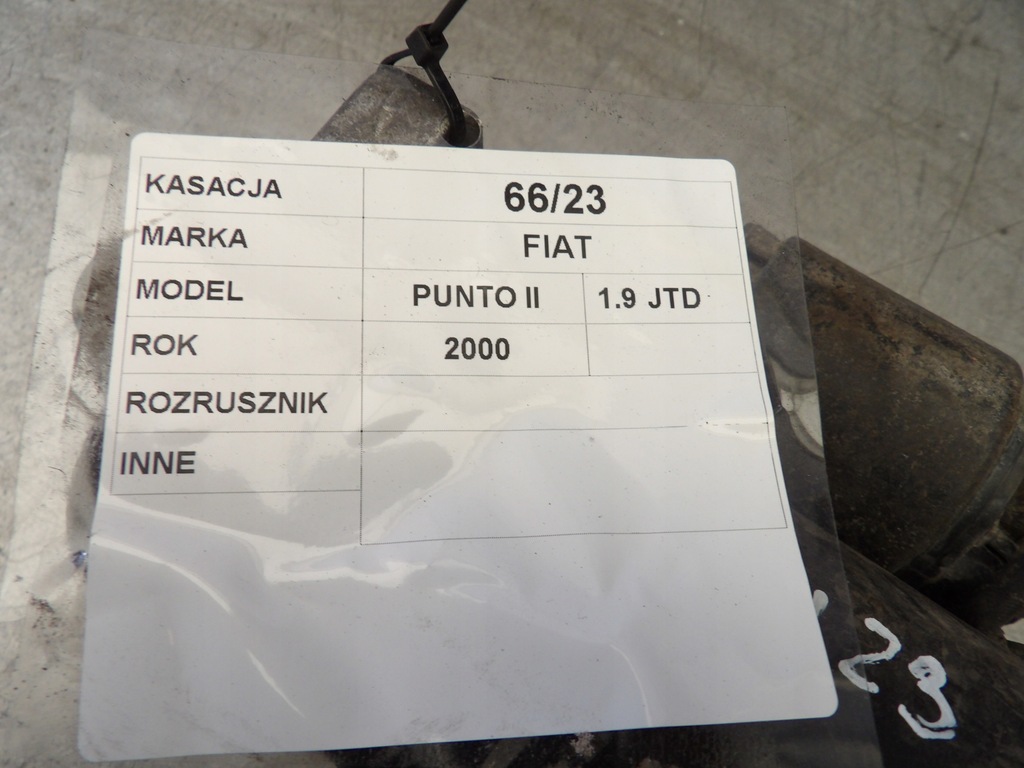 фото №4, Стартер fiat punto ii 1,9jtd