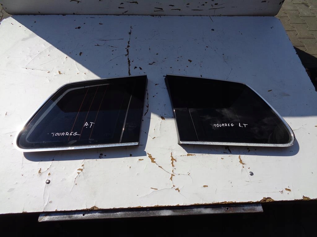 фото №1, Стекло левый задняя vw touareg i 7l