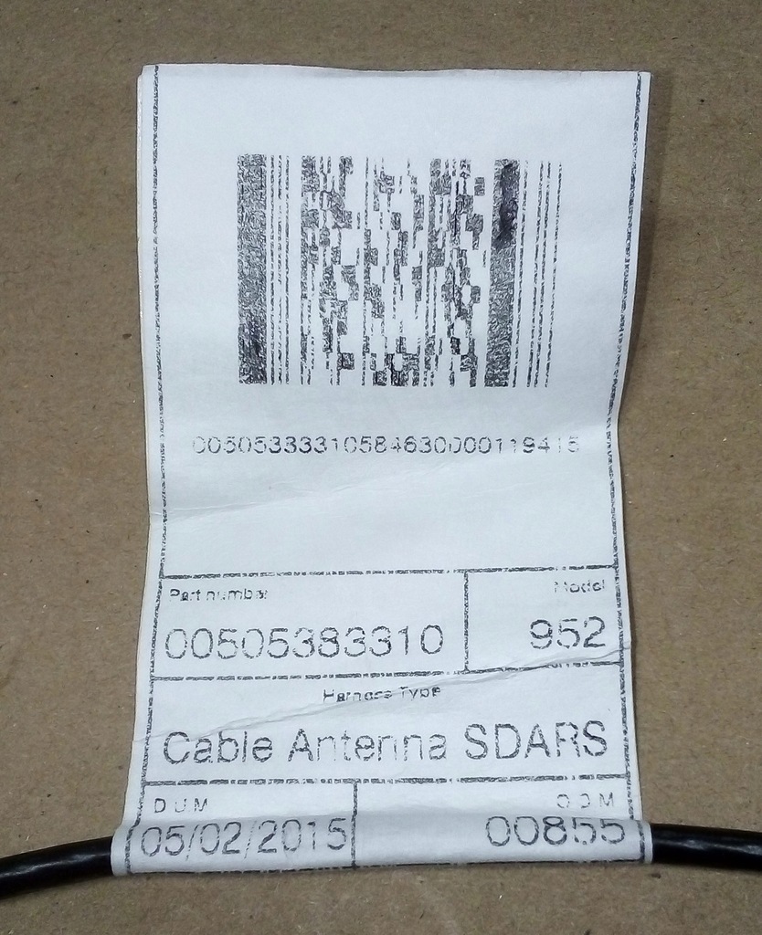 фото №4, Alfa romeo giulia шланг антенный 50538331